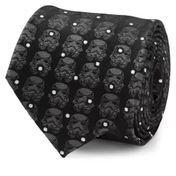 Disney Stormtrooper Black Dot Silk Tie For Adults – Star Wars