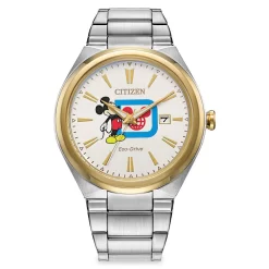 Mickey Mouse Stainless Steel Watch For Adults By Citizen – Walt Disney World 50th Anniversary Vault Timepiece