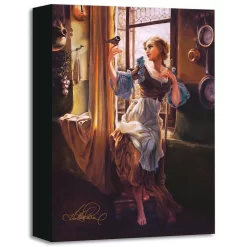 Disney ''Cinderella's New Day'' Giclée On Canvas By Heather Edwards