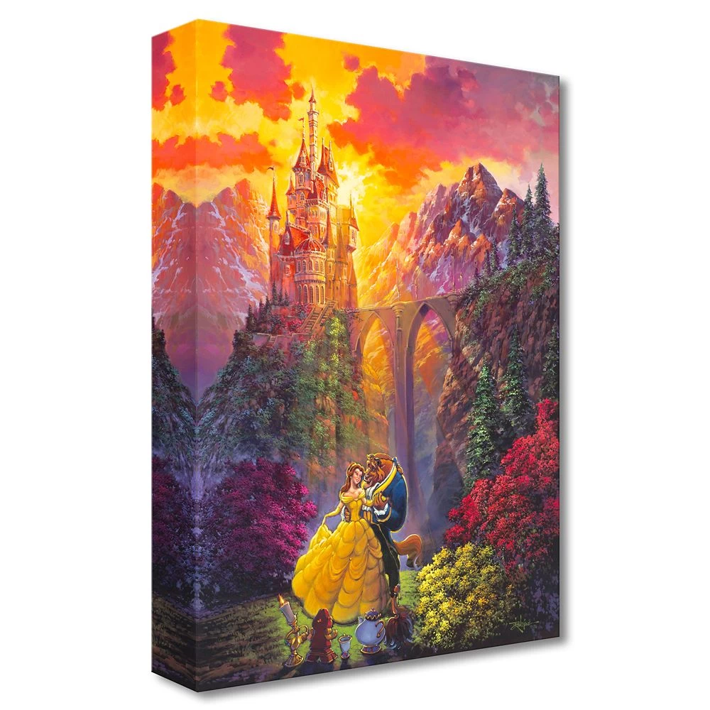 Disney Beauty And The Beast ''Spring Dance'' Giclée On Canvas By Rodel Gonzalez – Limited Edition 1 Disney Beauty And The Beast ''Spring Dance'' Giclée On Canvas By Rodel Gonzalez – Limited Edition
