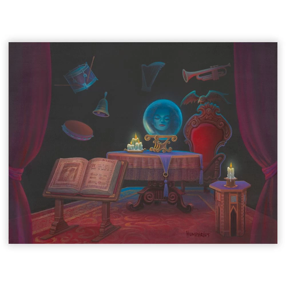 Disney The Haunted Mansion ''A Message From Beyond'' Giclée By Michael Humphries – Limited Edition 1 Disney The Haunted Mansion ''A Message From Beyond'' Giclée By Michael Humphries – Limited Edition