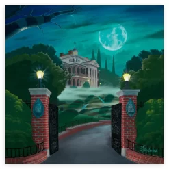 Disney ''Welcome To The Haunted Mansion'' Giclée By Michael Provenza – Limited Edition