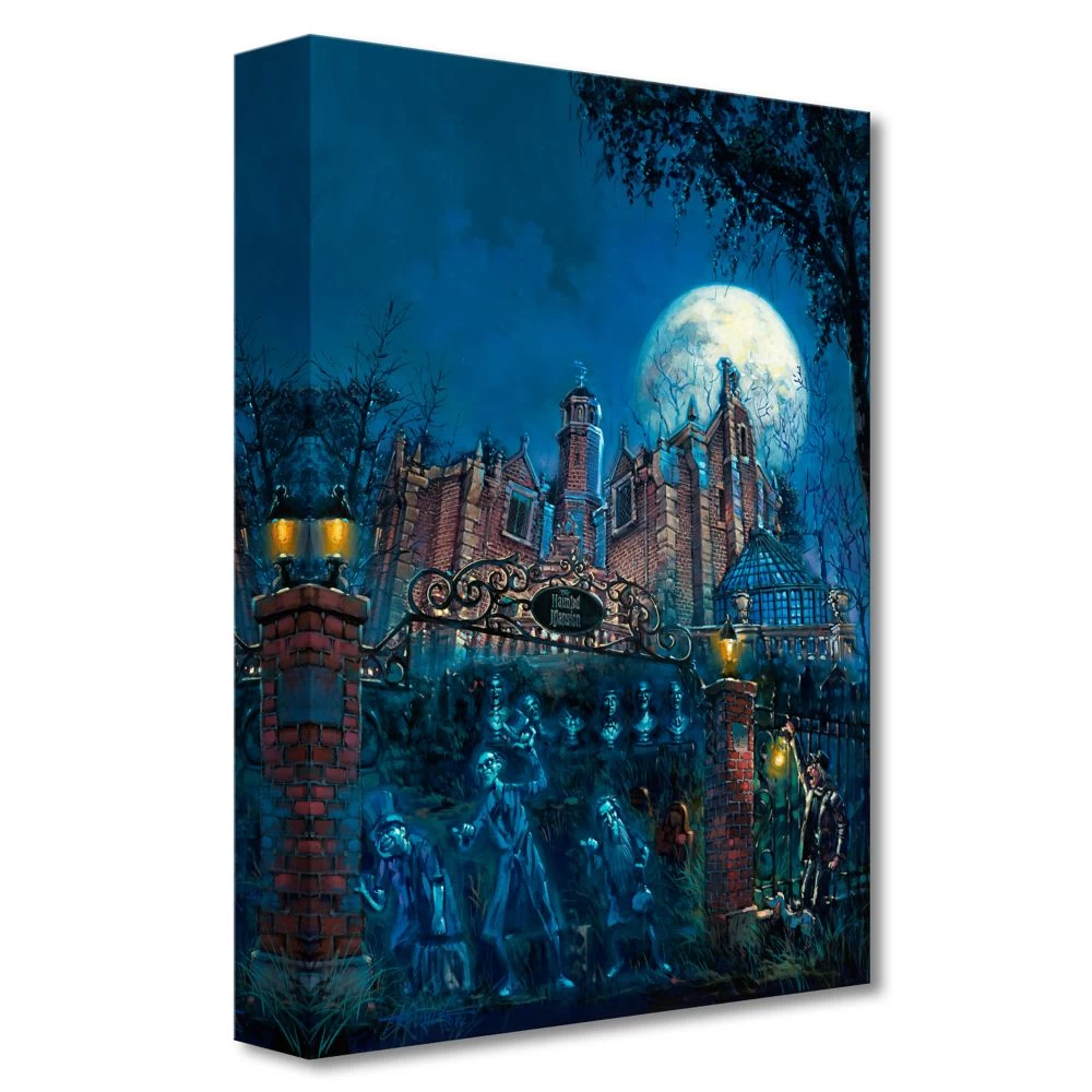 Disney The Haunted Mansion ''Haunted Mansion'' By Rodel Gonzalez Canvas Artwork – Limited Edition 2 Disney The Haunted Mansion ''Haunted Mansion'' By Rodel Gonzalez Canvas Artwork – Limited Edition - Image 2