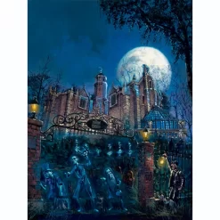 Disney The Haunted Mansion ''Haunted Mansion'' By Rodel Gonzalez Canvas Artwork – Limited Edition