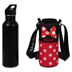 Disney Minnie Mouse Stainless Steel Water Bottle And Cooler Tote 8 Disney Minnie Mouse Stainless Steel Water Bottle And Cooler Tote -Disney 7002058734017 2