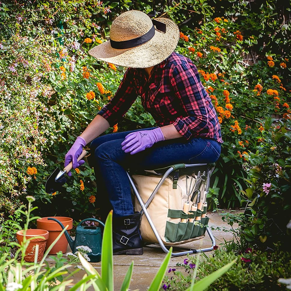 Disney Winnie The Pooh Folding Garden Stool With Detachable Storage Tote Bag And Tools 7 Disney Winnie The Pooh Folding Garden Stool With Detachable Storage Tote Bag And Tools - Image 7