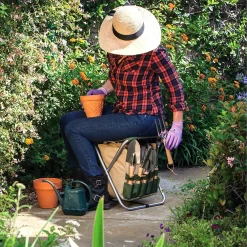 Disney Winnie The Pooh Folding Garden Stool With Detachable Storage Tote Bag And Tools 15 Disney Winnie The Pooh Folding Garden Stool With Detachable Storage Tote Bag And Tools -Disney 7002058734117 7