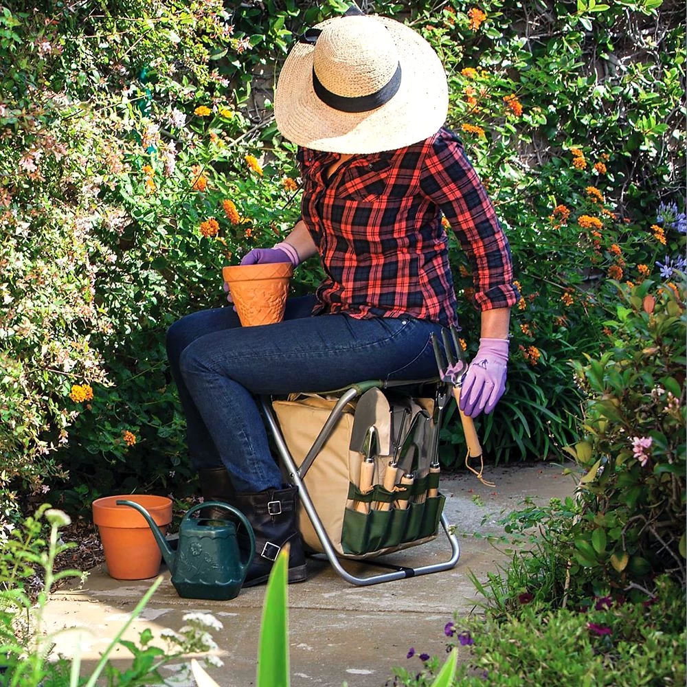 Disney Winnie The Pooh Folding Garden Stool With Detachable Storage Tote Bag And Tools 8 Disney Winnie The Pooh Folding Garden Stool With Detachable Storage Tote Bag And Tools - Image 8