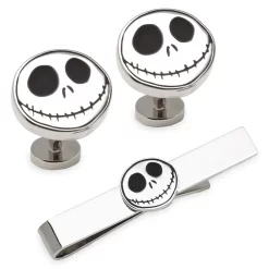 Disney Jack Skellington Cufflinks And Tie Clip Set – The Nightmare Before Christmas