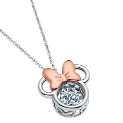 Disney Minnie Mouse Icon Necklace By CRISLU 6 Disney Minnie Mouse Icon Necklace By CRISLU -Disney 7401057016960 2