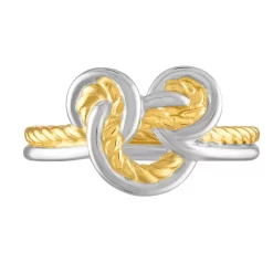 Disney Mickey Mouse Icon Rope Ring By Rebecca Hook