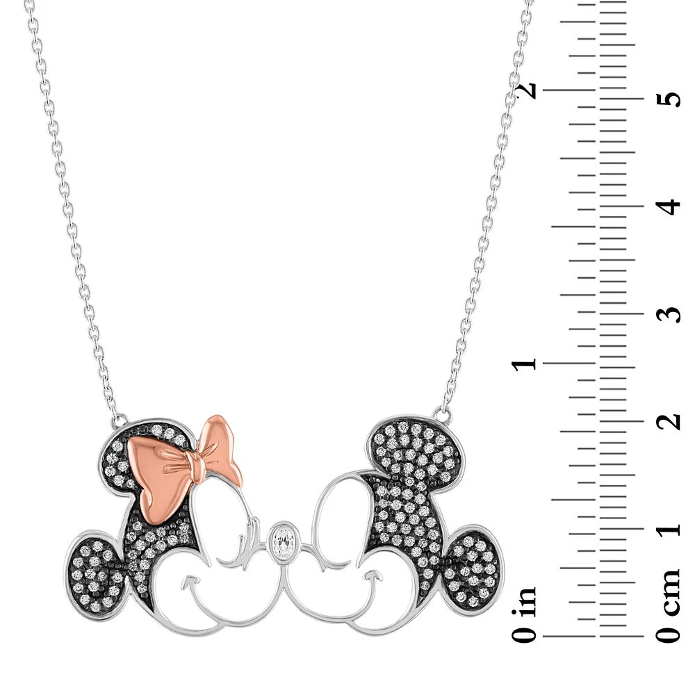 Disney Mickey And Minnie Mouse Necklace By Rebecca Hook 2 Disney Mickey And Minnie Mouse Necklace By Rebecca Hook - Image 2