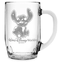 Disney Stitch Glass Mug By Arribas โ Large โ Personalized